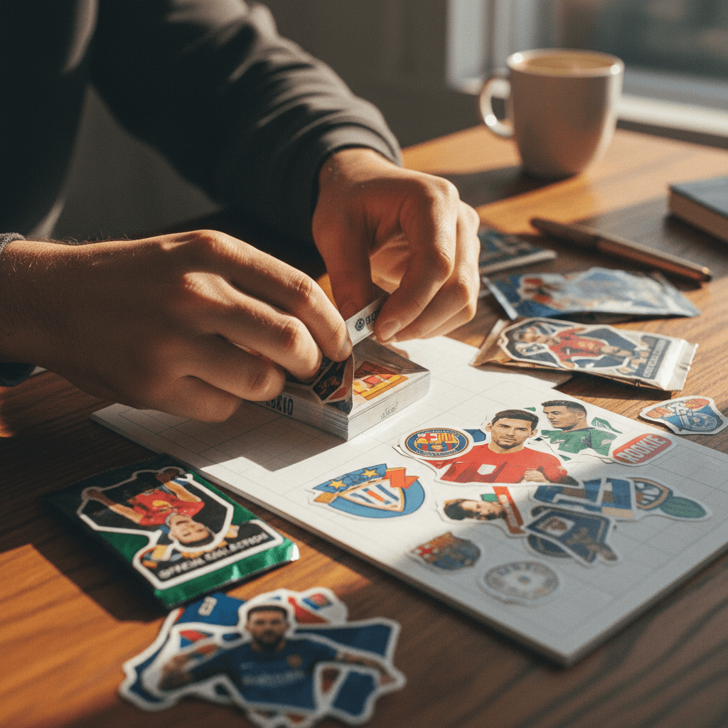 Array of custom-designed stickers with vibrant colors